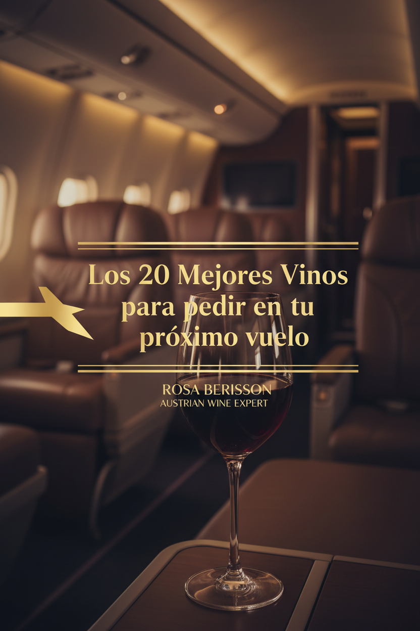 Portada de la guía PDF Los 20 Mejores Vinos para pedir en tu próximo vuelo